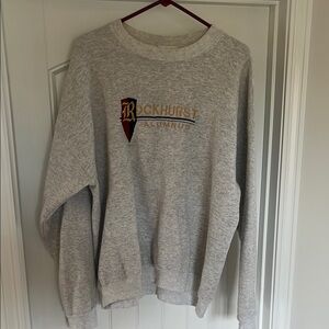 Vintage Gray Rockhurst Alumni Sweatshirt